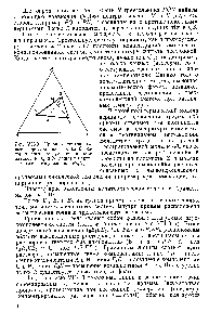 Рис. УП-9. правило центра тяжести треугольника (точка Я, которая соответствует смеси комплексов Р, Q и М, лежит в <a href="/info/334693">центре тяжести</a> треугольника PQN].