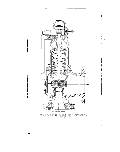 Фиг. Х.31. Предохранительный клапан закрытого типа для низкого давления.