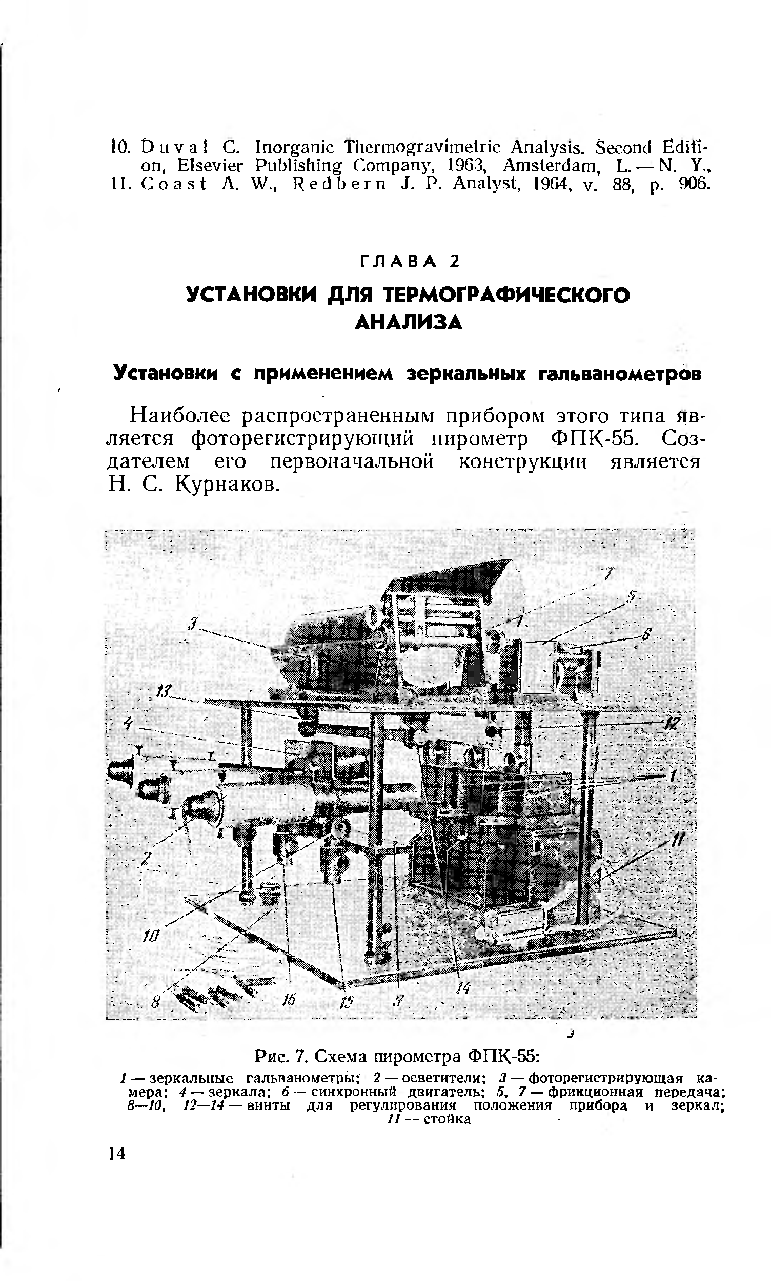 Наиболее распространенным прибором этого типа является фоторегистрирующий пирометр ФПК-55. Создателем его первоначальной конструкции является Н. С. Курнаков.
