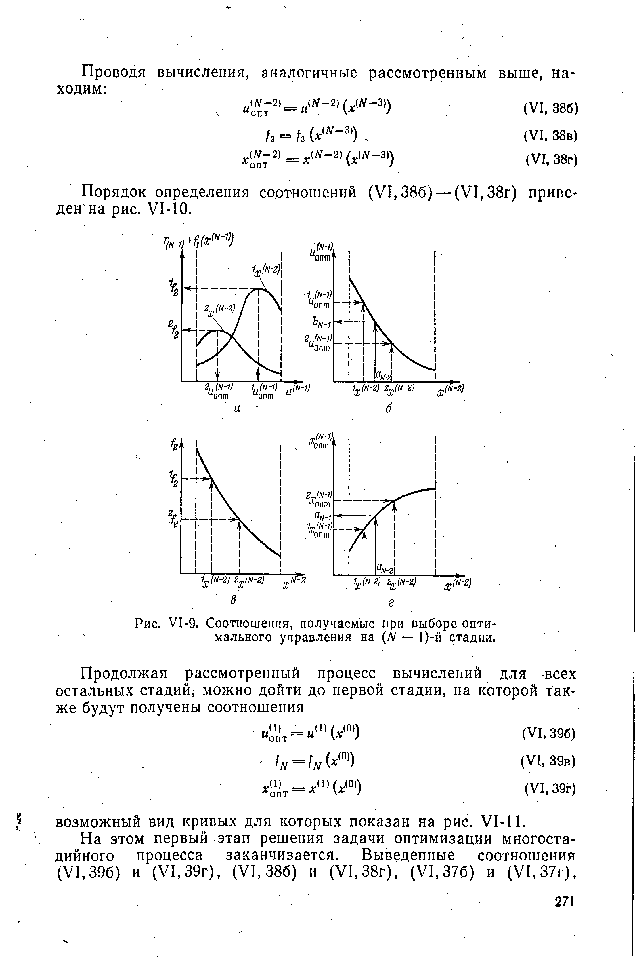 Порядок определения соотношений (VI, 386) — (VI, 38г) приведен на рис. VI-10.