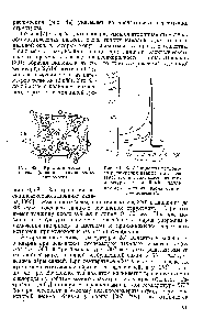 Рис. 43. <a href="/info/2897">Кристаллическая решетка</a> р-кварца (низкотемпературного).