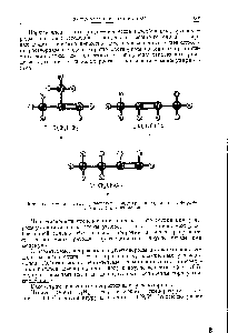Фиг. 103. Бутилен С4Нд с шествует в виде трех- <a href="/info/20232">изображенных формулами</a> а, б и е изомеров.