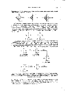 Рис. 17-6. <a href="/info/1295321">Схема химических превращений</a>, показывающая, каким образом конфигурация (—)-<a href="/info/1142">молочной кислоты</a> <a href="/info/1330306">была</a> связана с п-(- -)-<a href="/info/950">глицериновым альдегидом</a>. Ни одно из <a href="/info/805243">этих превращений</a> не приводит к каким-либо <a href="/info/50518">изменениям конфигурации</a> при асимметрическом атоме углерода.