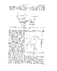 Рис. 1.9. Схематическая диаграмма плавкости бинарной системы А — В, образующей соединение АВ.