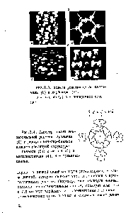 Рис.2.4. <a href="/info/336623">Диаметр канала</a> <a href="/info/195802">гексагональной решетки</a> карбамида (I) и радиусы Ван-дер-Ваальса молекул разлшшой <a href="/info/27425">структуры бензола</a> (2) н-октана (3) и метиленгэптана (4), 4 - триметил-пентан.