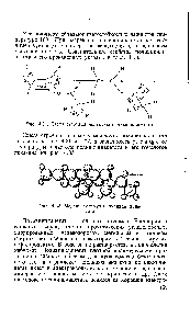 Рис. 4.31. Схема строения молекулы поливинилацетата