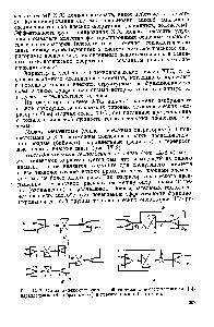 Рис. 1Х-2. <a href="/info/63732">Схема химико-технологической системы</a> с последовательным (а), параллельным (б), обратным (в) и перекрестным (г) потоками.