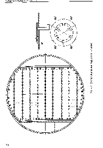 Рис. 4.7, Схема клапанной тарелки и клапана