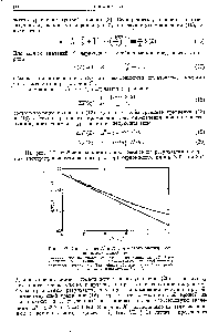 Рис. 27. Определение Л и. Ж" для <a href="/info/1561188">водного раствора сернокислого</a> цинка при 25°. i—вычислено по уравнению (19) 2—по уравнению (20). Произведение приравнено <a href="/info/264426">стехиометрическому коэффициенту активности</a> (табл. 93). <a href="/info/1598679">Дальнейшее обсуждение</a> этой экстраполяции см. в приложении Б, 2.