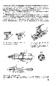 Рис. 44. Схема бортовки труб вручную на оправке.