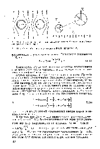 Рис. 11.2. <a href="/info/311952">Силы притяжения</a>, возникающие по <a href="/info/951808">закону Бернулли</a> при обтекании <a href="/info/1696521">двух</a> соседних шаров.