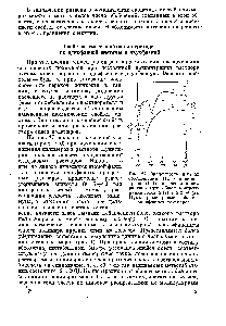 Рис. 17. Зависимость lg от соотношения ПС и полииао-прена (ПИ) в декалиновом растворе при <a href="/info/5396">общей концентрации</a> смеси 2 (1) и 2,25% (2). Пунктирные кривые — область однофазных растворов.