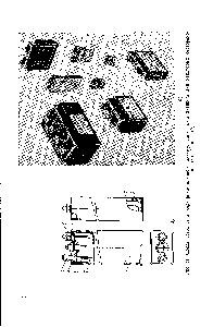 Рис. 44. Схема <a href="/info/1879722">устройства серебряно-цинкового аккумулятора</a> (а) и внешний вид некоторых серебряноцинковых батарей (б)