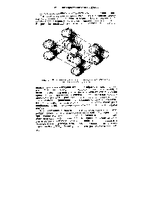 Рис. 12.1. Расположение участков макромолекул полиэтилена в. <a href="/info/4904">элементарной ячейке</a> кристалла
