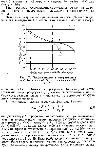 Рис. 103. Продолжительность замораживания продукта Б гладкой (I) и в оребренной (II) форме.
