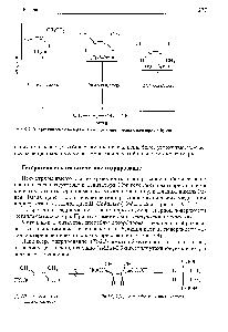 Рис. 5.3. <a href="/info/18092">Энергетическая диаграмма</a> кислот гидрирования изомерных бутенов