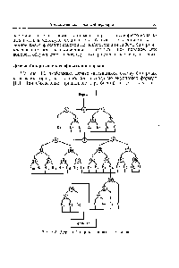 Рис. 4.3. <a href="/info/1760540">Дерево бинарных</a> классификаторов.