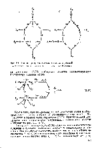 Рис. 2.1. Связная диаграмма системы <a href="/info/7081">химических реакций</a> а — на односвязных К-элементах б — на двухсвязных К-элементах