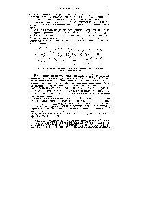Рис. 11. Схема <a href="/info/7375">электронных оболочек атома</a> аргона и <a href="/info/96992">ионов кальция</a>, калия, хлора и серы.