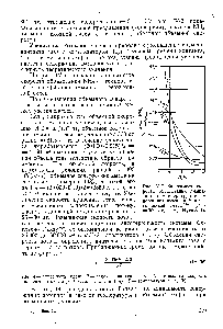 Рис. 1У-7. <a href="/info/1153507">Зависимость скорости образования</a> аммиака V от температуры и <a href="/info/125193">содержания аммиака</a> В в реакционной смеси Р = = 300 ат, Нз N2 = 3 1).