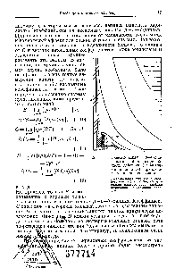Фиг. 1.1. Схематическая р—и-диа-грамма, изображающая <a href="/info/379298">область действия</a> (незаштри- хованная часть) вириального уравнения состояния.