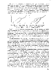 Рис. 141. <a href="/info/15557">Термомеханические кривые</a> <a href="/info/311683">кристаллизующегося полимера</a> при быстром (а) и медленном (б) изменении температуры 